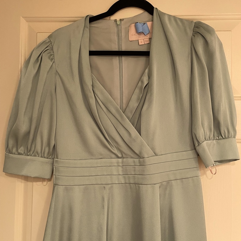 Gal Meets Glam Sage Dress